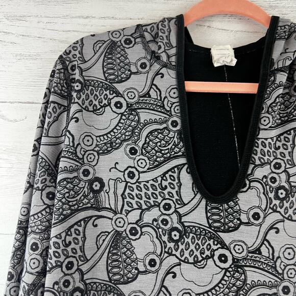 The North Face Printed Pullover V Neck Hoodie Size L - Picture 9 of 9